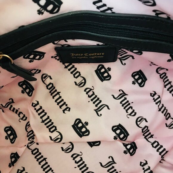 Juicy Couture Classic Scottie Dogs Hobo Bag Chiffon Pink NWT - Picture 8 of 11